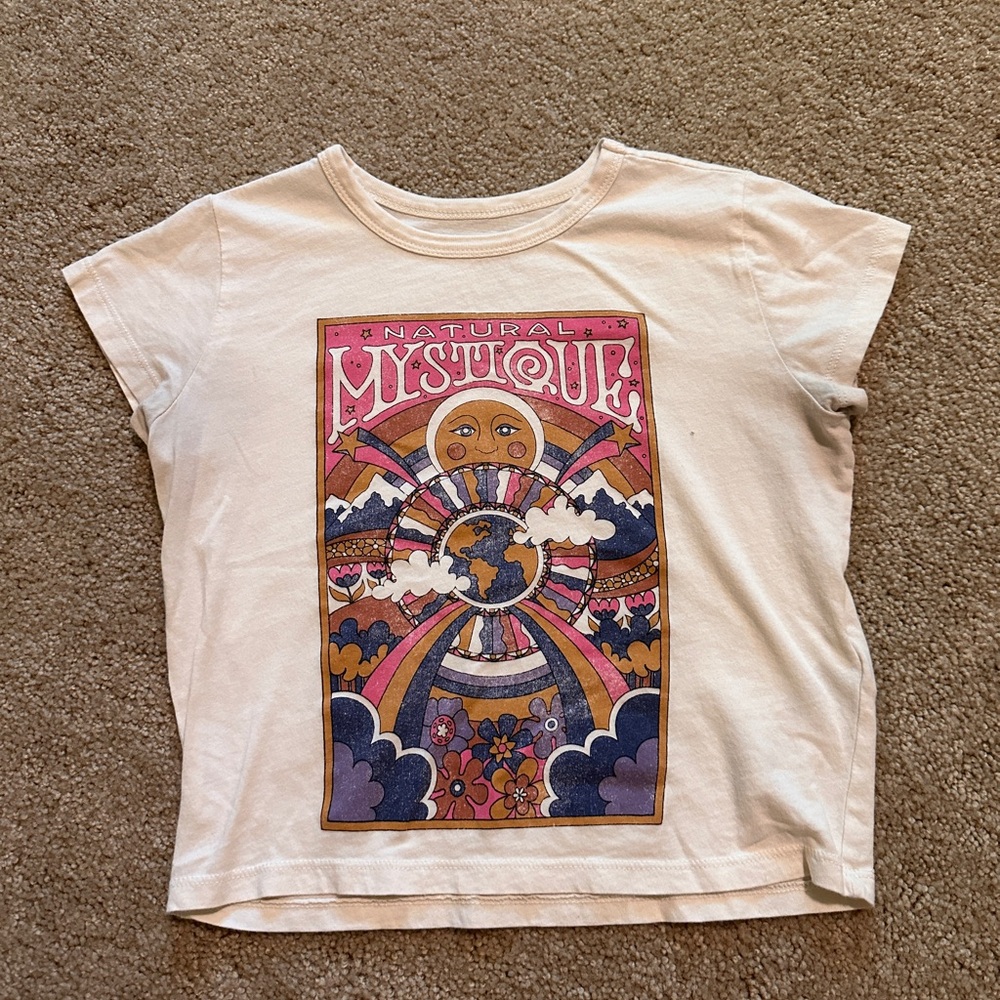3/$20 ✨ Hollister Girls Natural Mystique Graphic Baby Tee